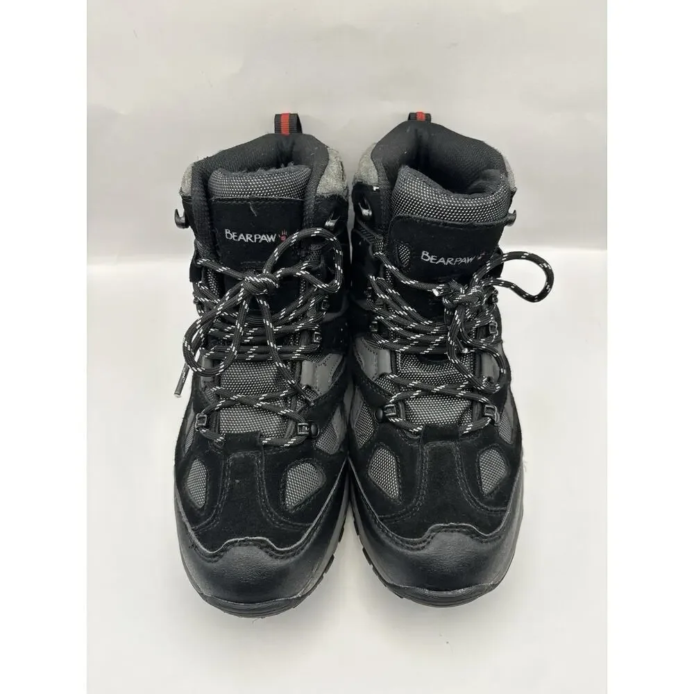 Bearpaw Brock Waterproof Black Hiking Boots Men Size 8.5